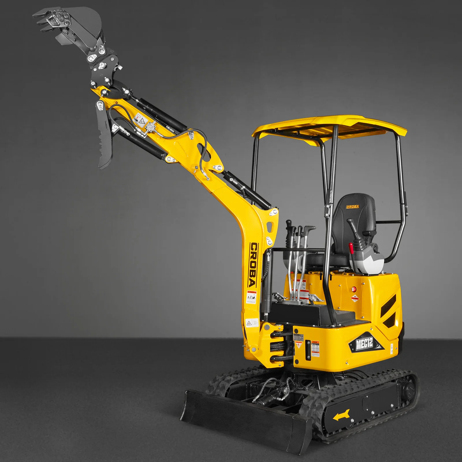Mini Compact Excavator Kubota D722 Engine,  65.7" Max. Digging Depth,  2700 LBS Operating Weight,  MEC12 - Image 28