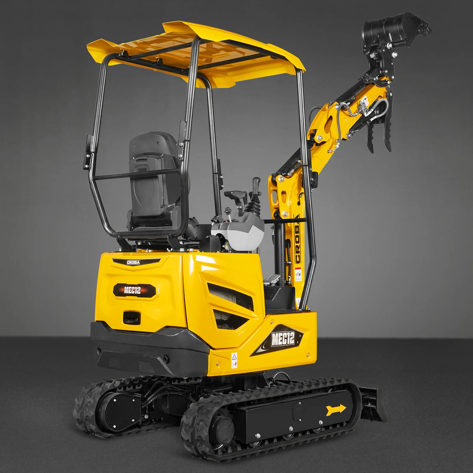 Mini Compact Excavator Kubota D722 Engine,  65.7" Max. Digging Depth,  2700 LBS Operating Weight,  MEC12 - Image 29