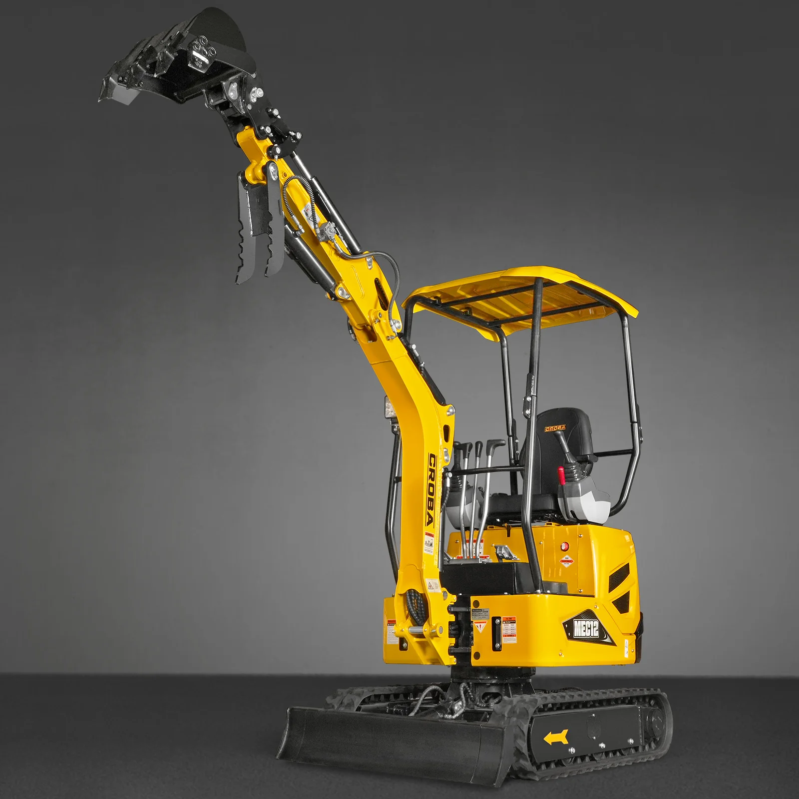 Mini Compact Excavator Kubota D722 Engine,  65.7" Max. Digging Depth,  2700 LBS Operating Weight,  MEC12 - Image 26