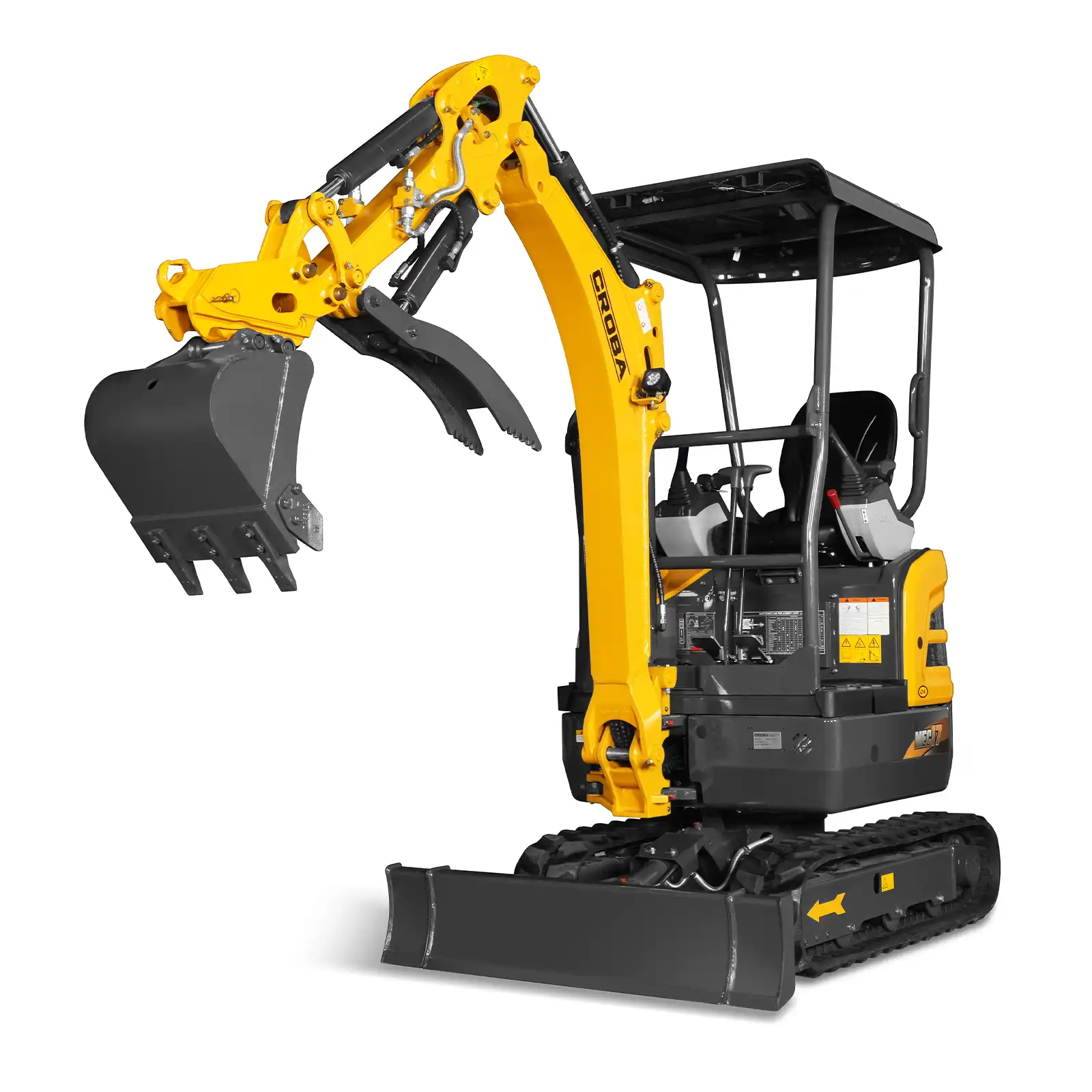 Mini Compact Excavator Kubota D902 Engine,  89" Max. Digging Depth,  4145 LBS Operating Weight,  MEC17 - Image 9