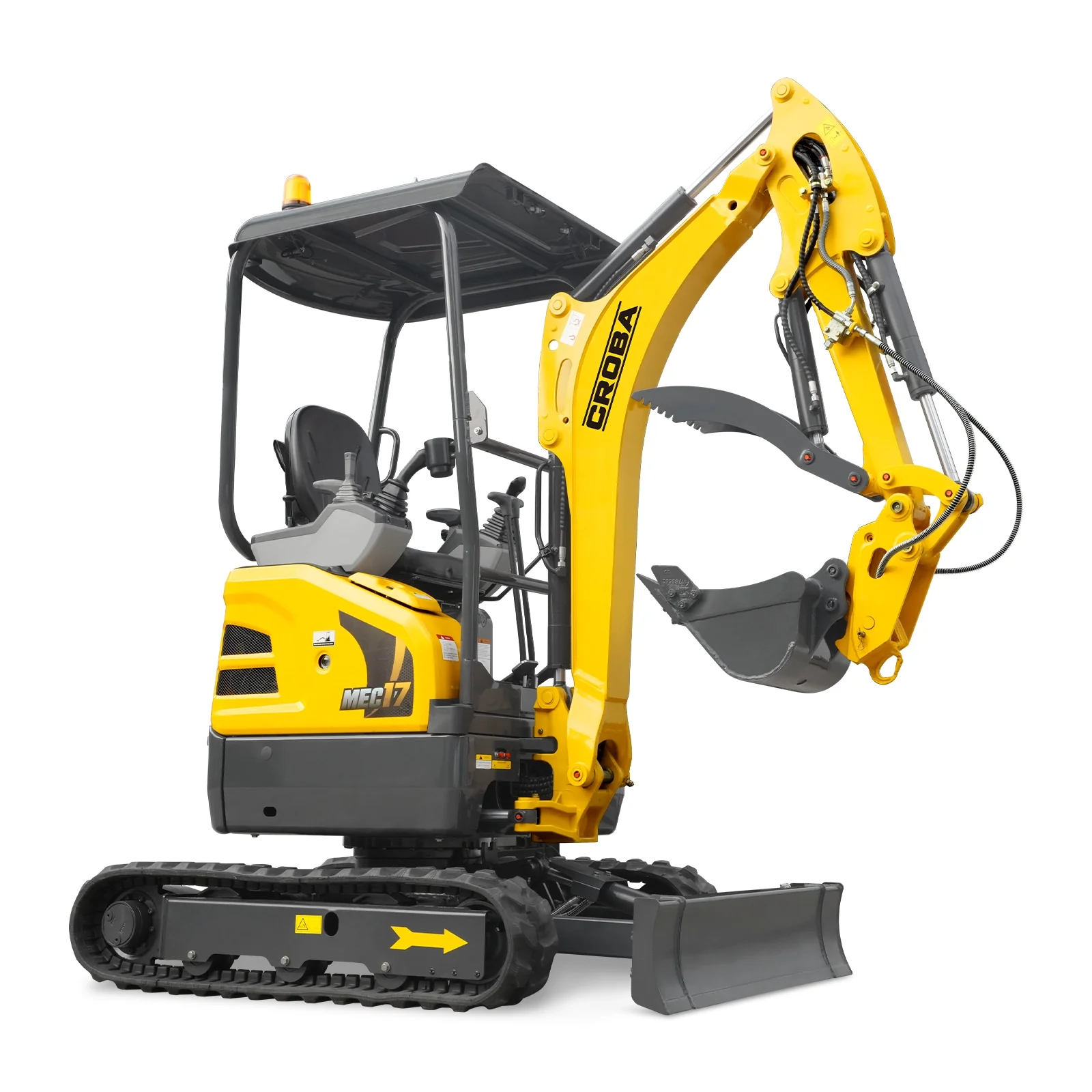 Mini Compact Excavator Kubota D902 Engine,  95" Max. Digging Depth,  4190 LBS Operating Weight,  MEC17PRO - Image 18