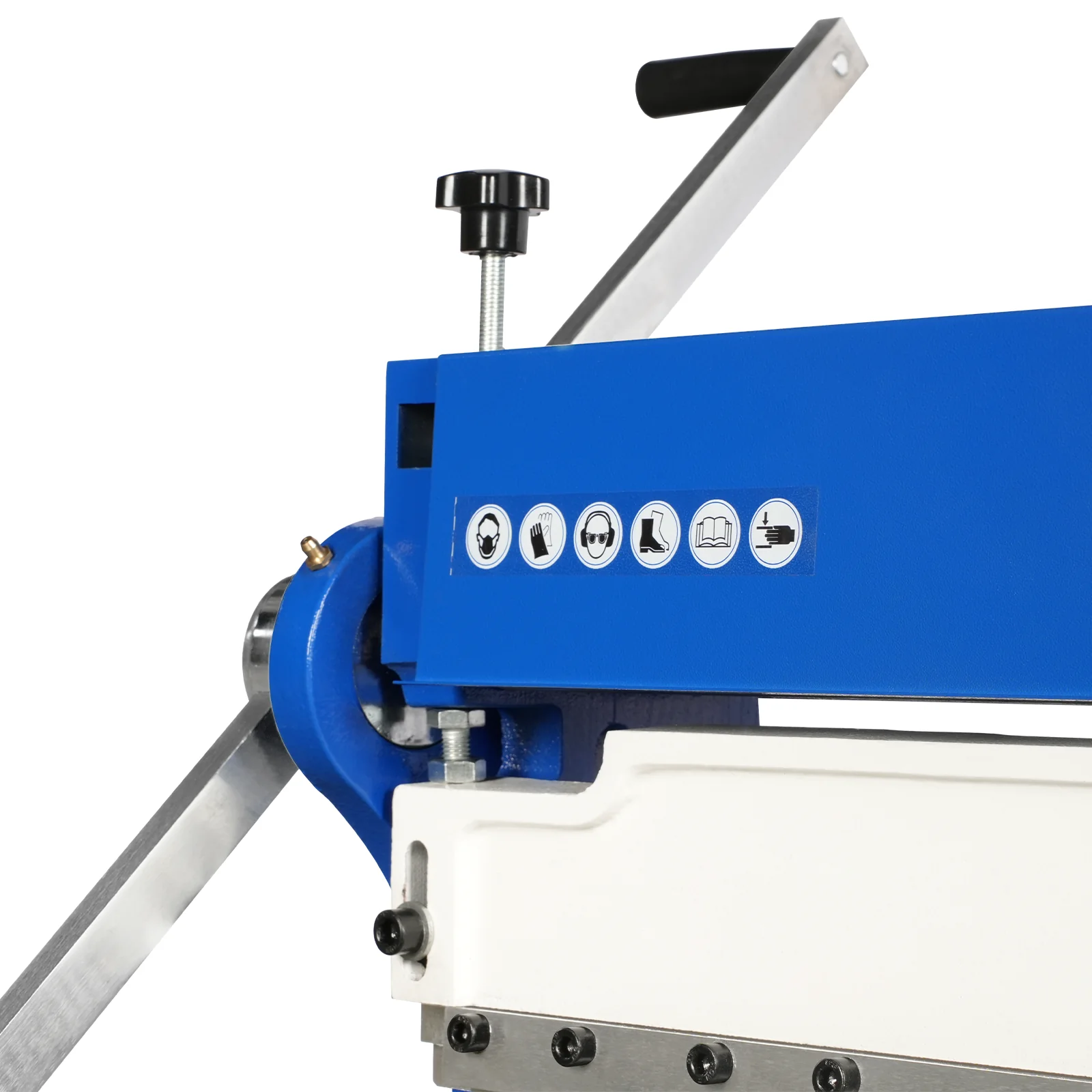 30-inch 3-in-1 Pan and Box Brake – Slip Roll, Shear, Bending Machine for Sheet Metal, 20 Gauge Mild Steel, Adjustable Fingers, Heavy Duty, Metalworking, Fabrication, Rolling, Bending MMCB3016 - Image 9