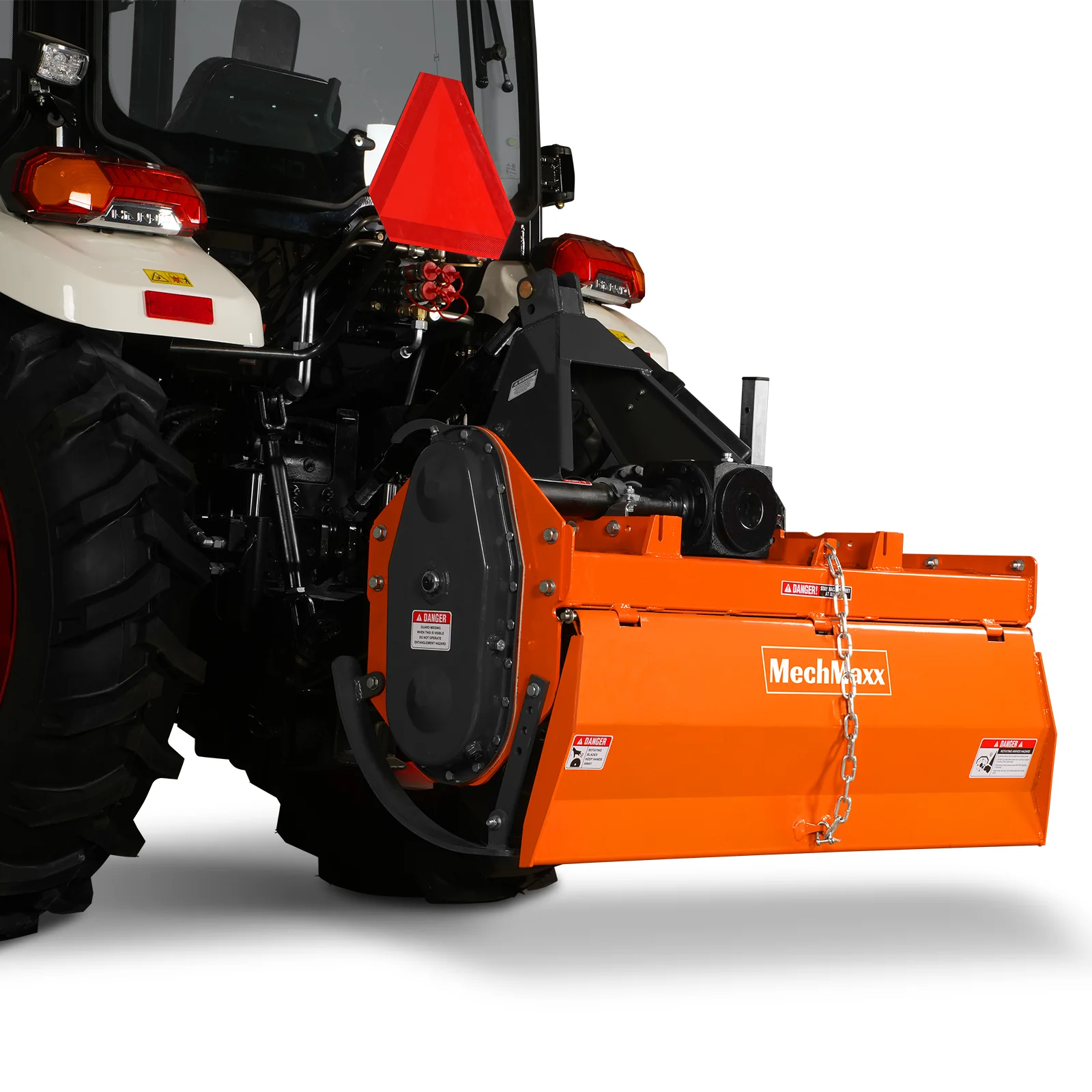 4FT 3-Point Gear Drive Rotary Tiller, 18-35HP Tractor, PTO Shaft Included (With Slip Clutch), Cat. 1 Hookup , RT400 - Image 8