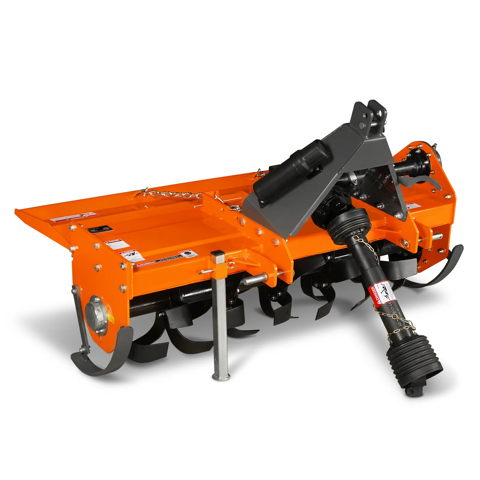 5FT 3-Point Gear Drive Rotary Tiller, 25-50HP Tractor, PTO Shaft Included (With Slip Clutch), Cat. 1 &2 Hookup , RT500 - Image 16