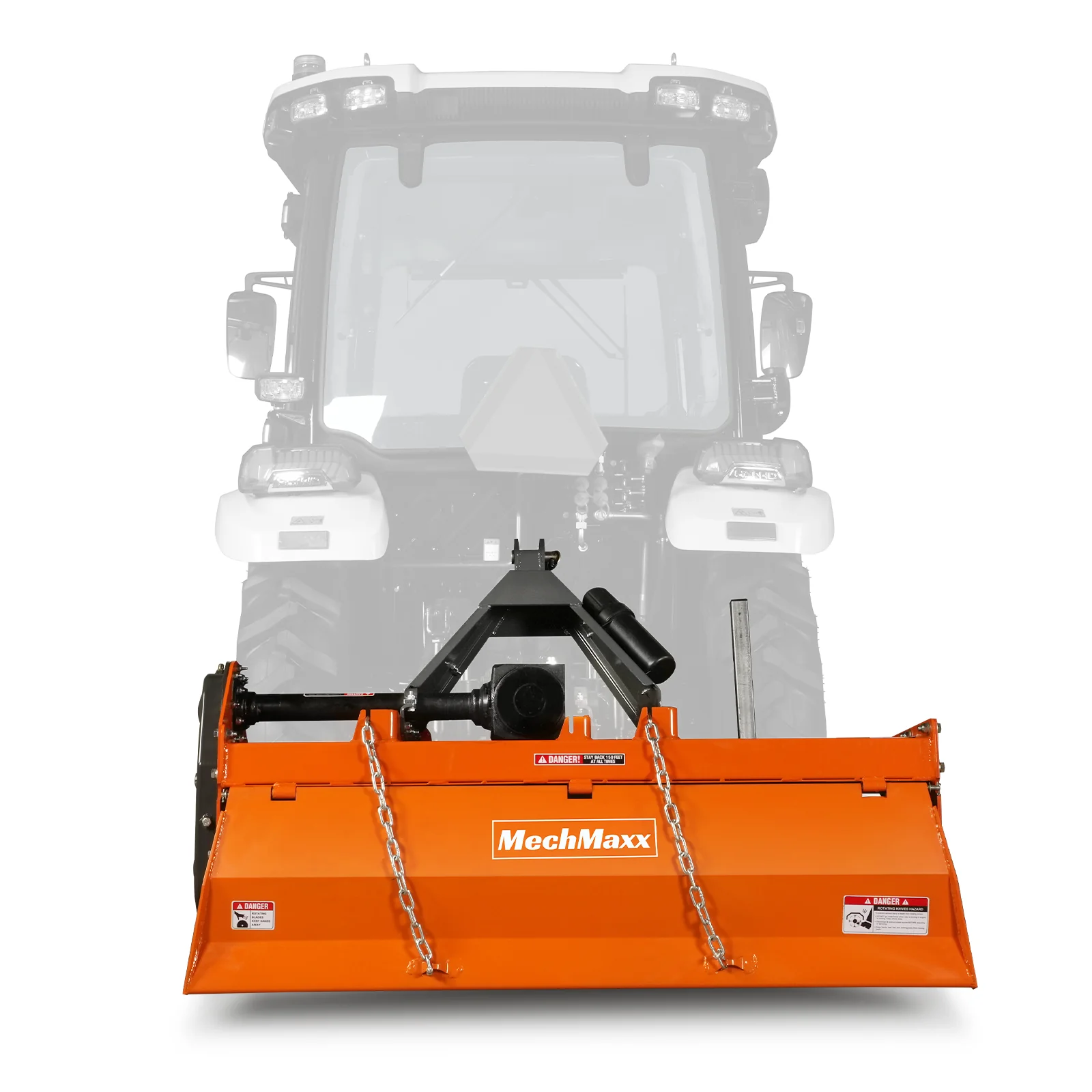 5FT 3-Point Gear Drive Rotary Tiller, 25-50HP Tractor, PTO Shaft Included (With Slip Clutch), Cat. 1 &2 Hookup , RT500 - Image 4