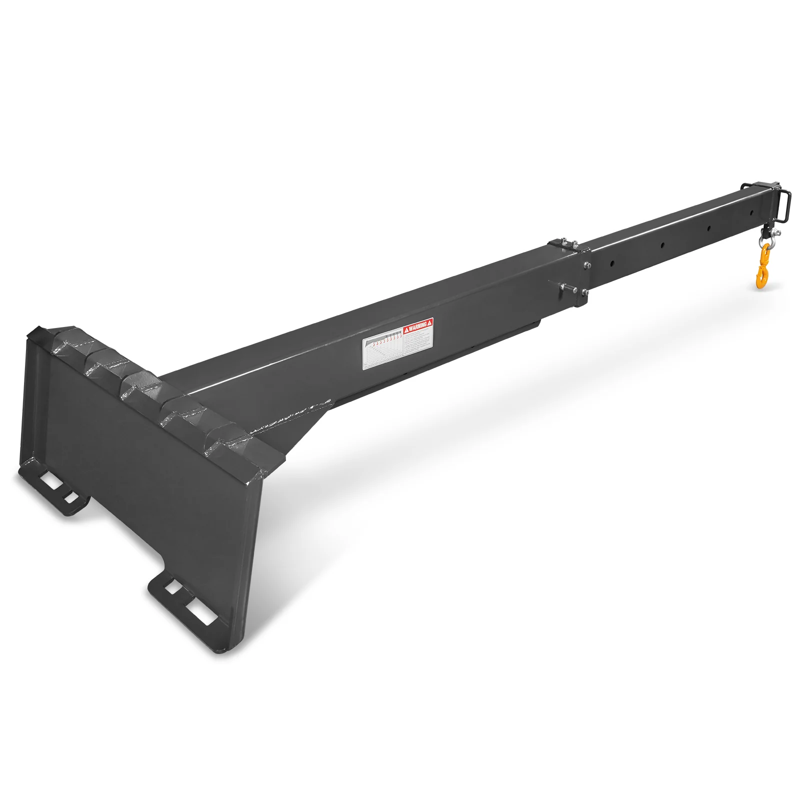 Adjustable Skid Steer Crane Jib Attachment, Manual Telescopic Manual Telescoping 6 FT - 10 FT, 5000 lbs Max Capacity, SSCJ50 - Image 13