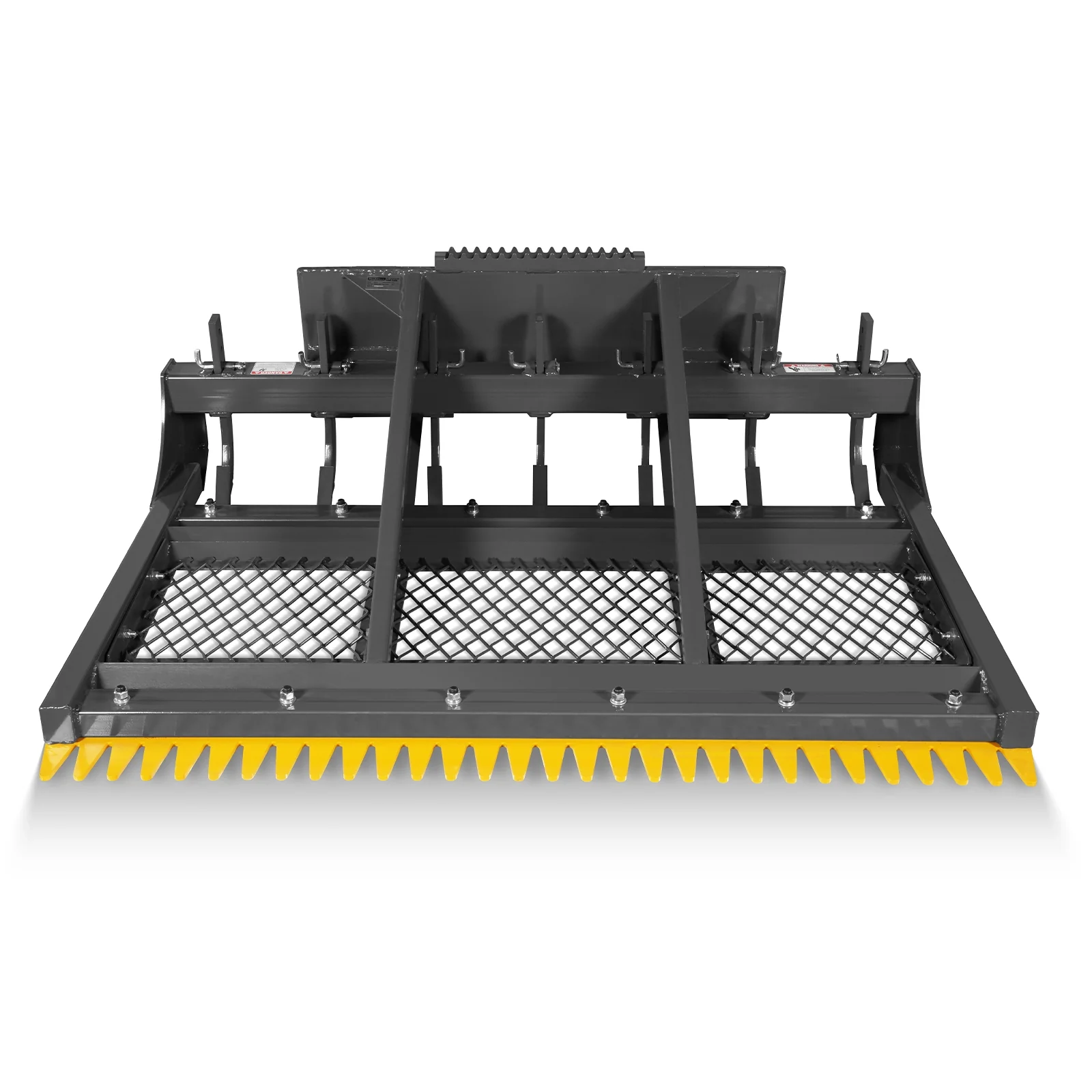72" Skid Steer Land Plane with 7 Adjustable Scarifier Shanks, Removable Sift Screen and Bolt-On Cutting Blades, SSLP72 - Image 13