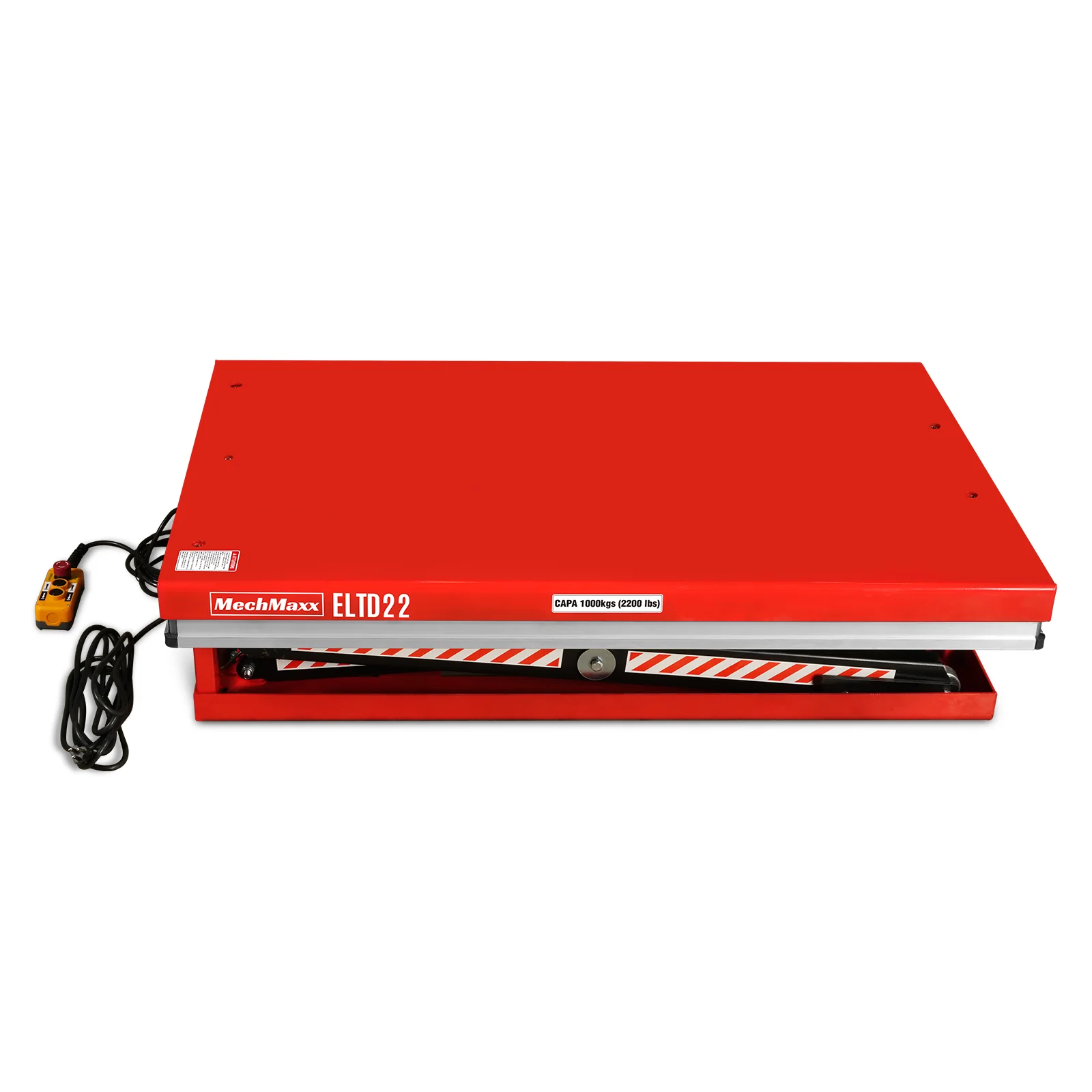 2200 lbs Capacity Stationary Electric Hydraulic Double Scissor Lift Table - 51.2" x 32.3" Platform,  70.1" Lift Height,  UL Certified Motor,  ELTD22 - Image 15