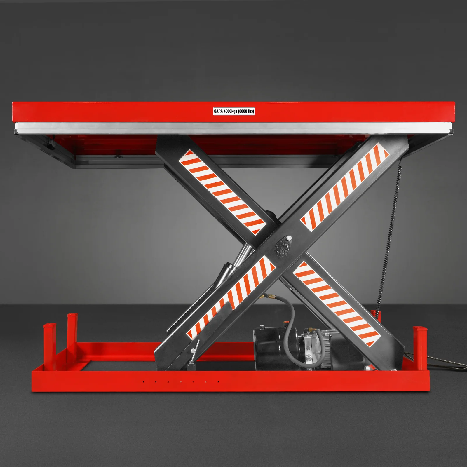 8800lbs Capacity Stationary Hydraulic Lift Table,  66.9" x 47.2" Platform,  43.3" Height,  UL Certified Motor,  ELT88 - Image 14
