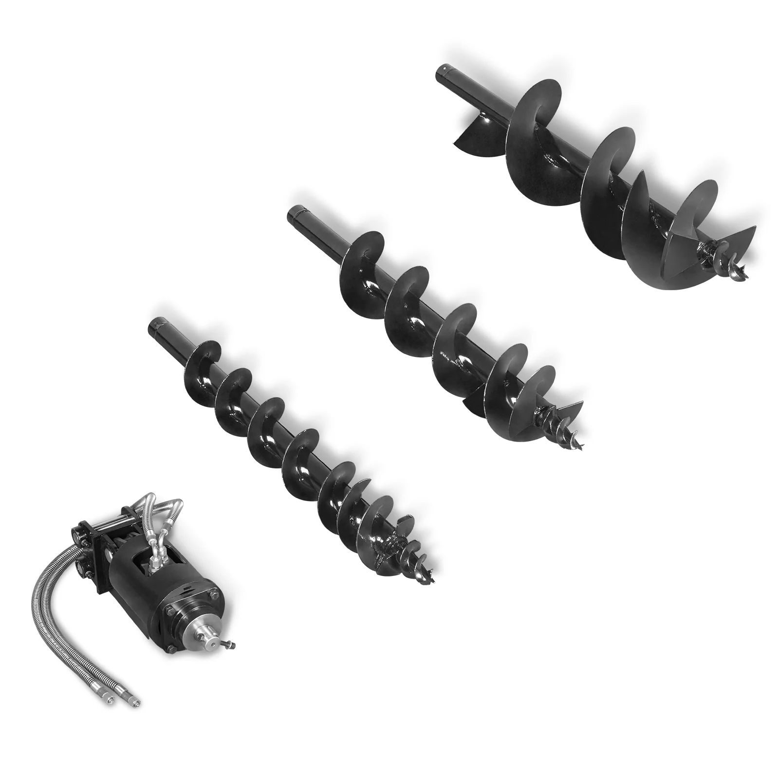 Three-Rod Auger for Mini Compact Excavator MEC17, MEC17PRO (SKU: 150533; 150534） - Image 4