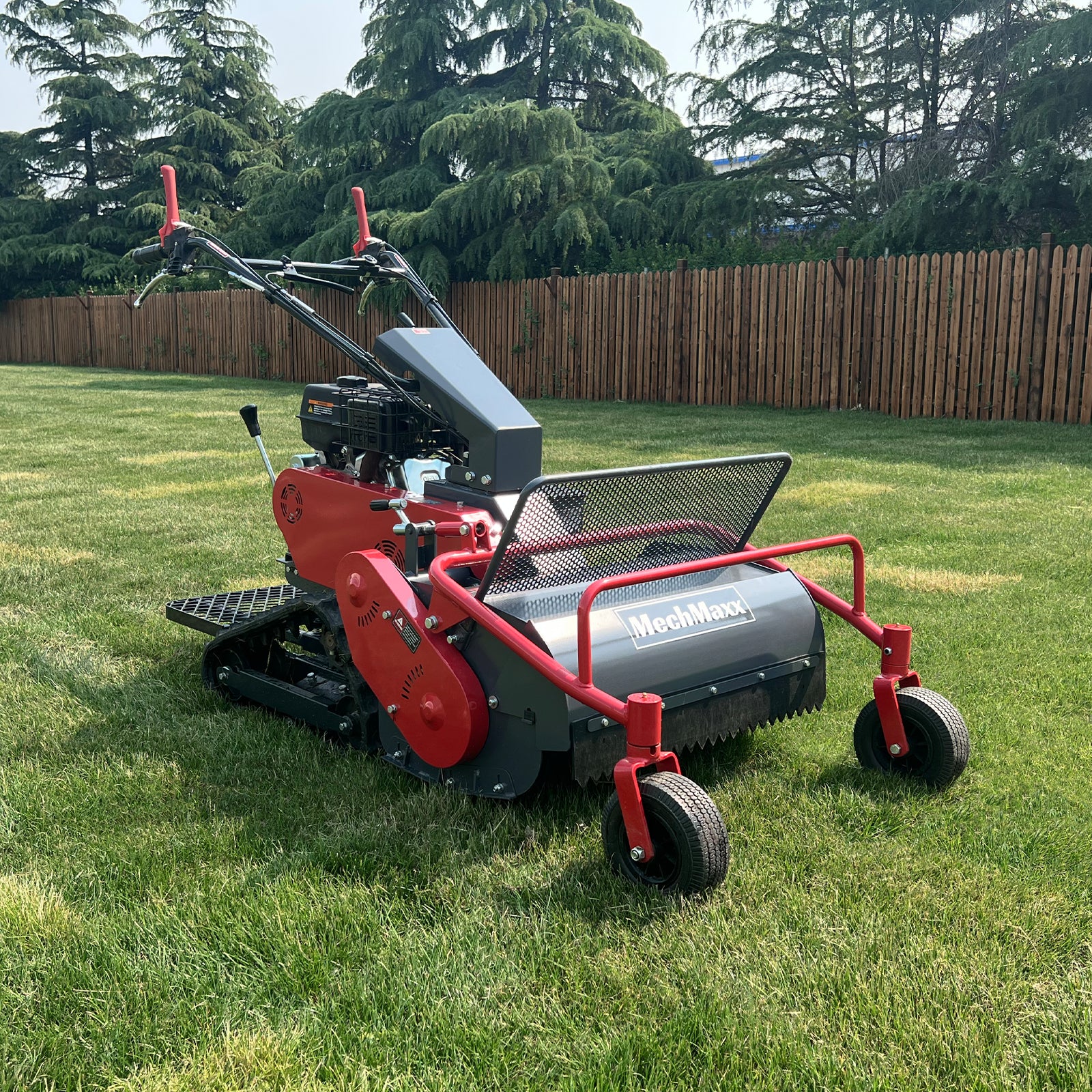 27" Walk Behind Flail Mower,  10HP 302cc,  Self-Propelled,  Tracked,  Electric Start,  SFM27T - Image 3
