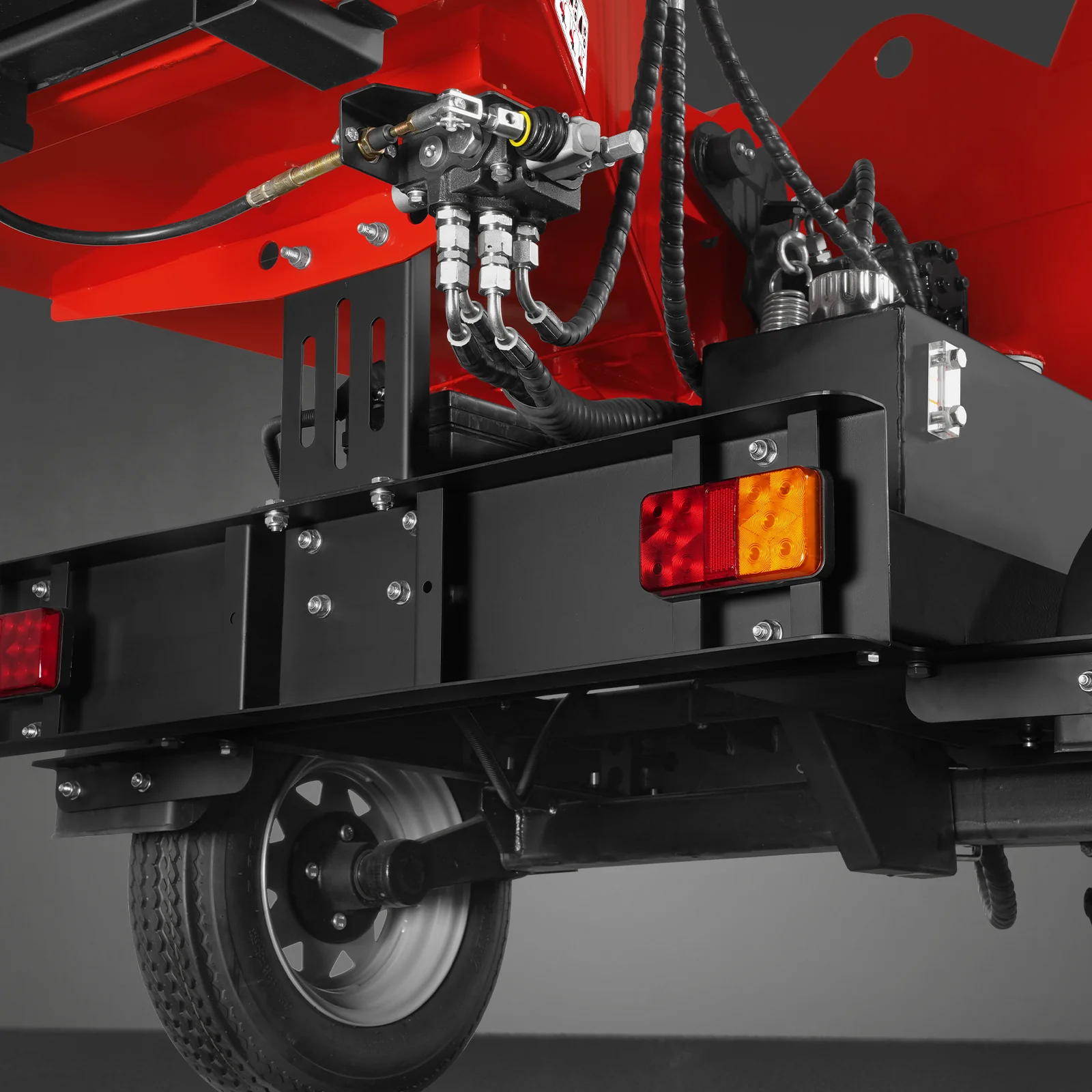 HONDA GX690 22HP 688cc Twin Cylinder Gasoline Engine Powered 7" Hydraulic Feeding Wood Chipper,  DCH7 - Image 30