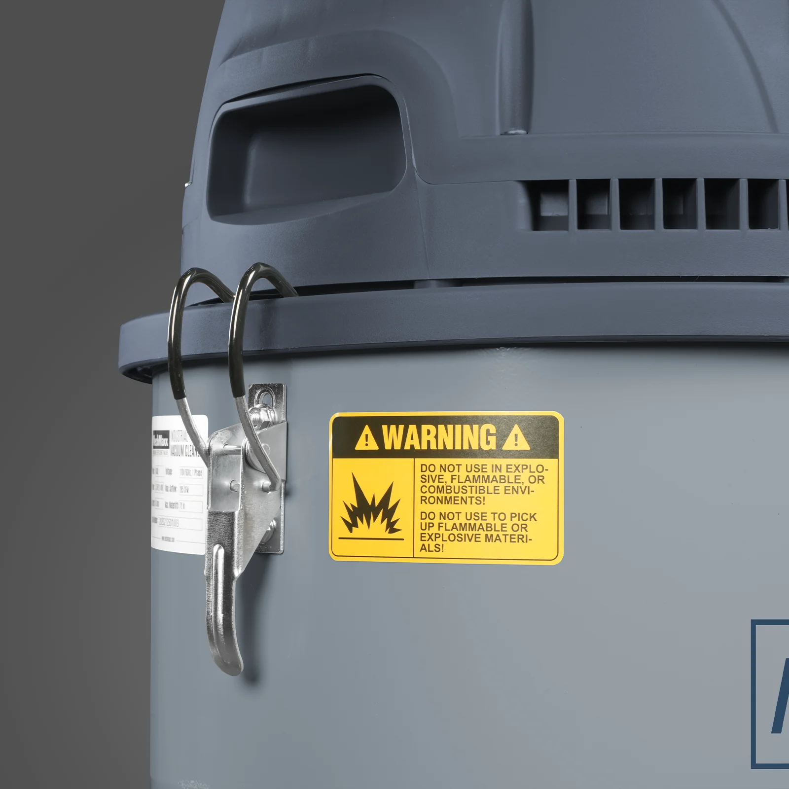Industrial Wet/Dry Vacuum Cleaner with HEPA Filter Three Motor 3.3 HP 285 CFM 16 Gallon - 110V 1 Phase,  IVA3M - Image 10