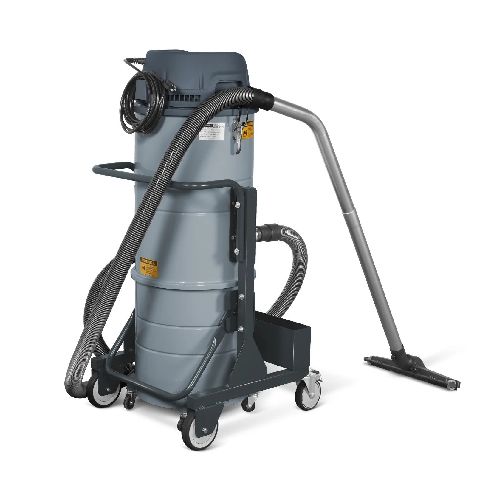 Industrial Wet/Dry Vacuum Cleaner with HEPA Filter Three Motor 3.3 HP 285 CFM 16 Gallon - 110V 1 Phase,  IVA3M - Image 16