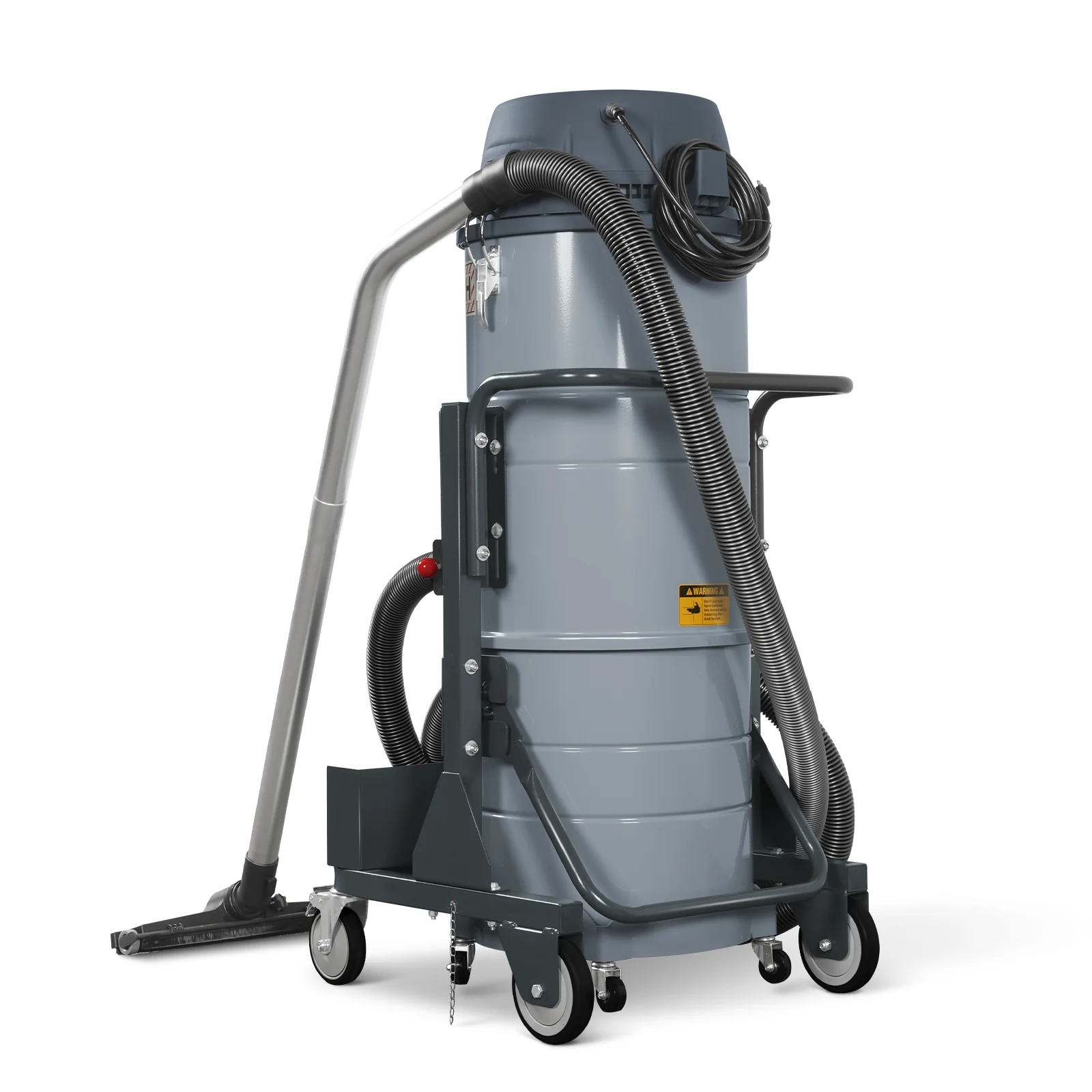 Industrial Wet/Dry Vacuum Cleaner with HEPA Filter Three Motor 3.3 HP 285 CFM 16 Gallon - 110V 1 Phase,  IVA3M - Image 18