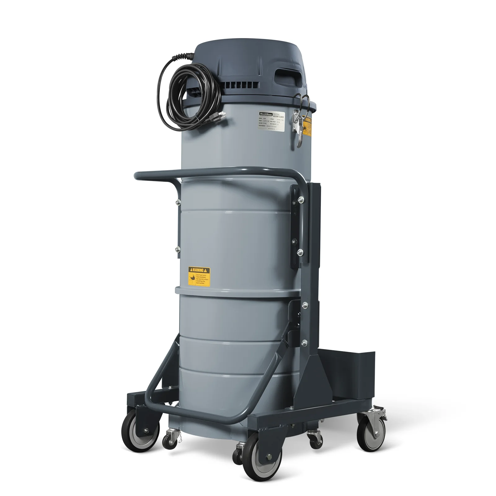 Industrial Wet/Dry Vacuum Cleaner with HEPA Filter Three Motor 3.3 HP 285 CFM 16 Gallon - 110V 1 Phase,  IVA3M - Image 23