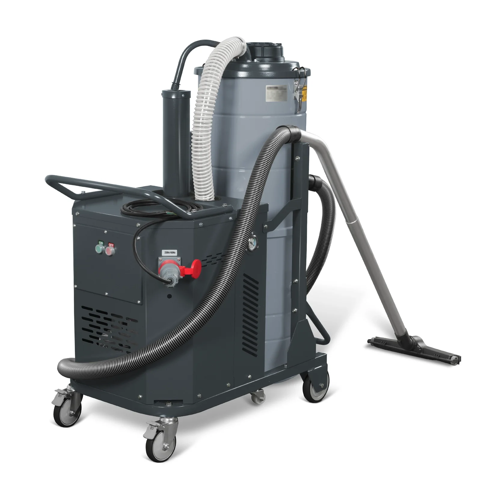 Industrial Wet/Dry Vacuum Cleaner with HEPA Filter Continuous Duty 8.6 HP 364 CFM 26.4 Gallon - 230V 3Phase,  IVB230 - Image 14