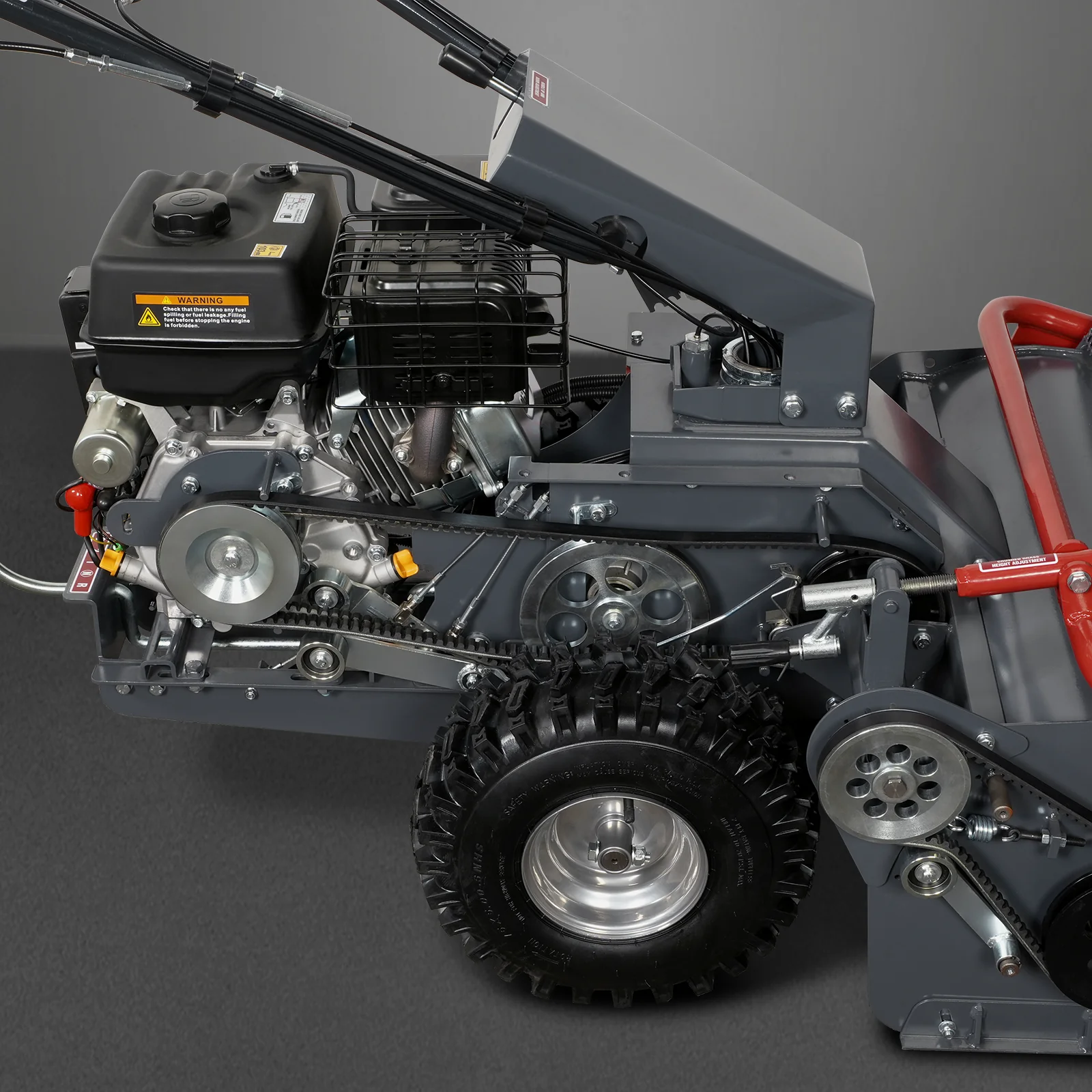 27" Walk Behind Flail Mower,  10HP 302cc,  Self-Propelled,  Wheeled,  Electric Start,  SFM27W - Image 12