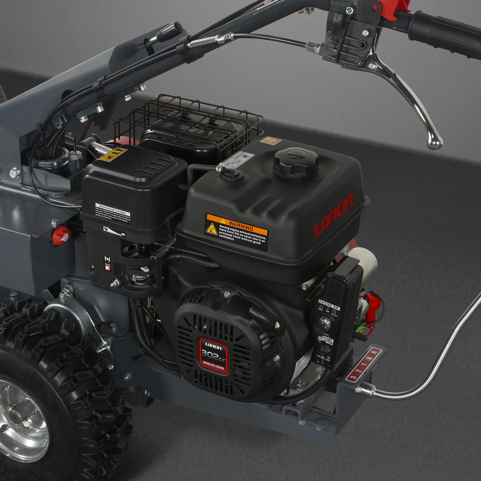 27" Walk Behind Flail Mower,  10HP 302cc,  Self-Propelled,  Wheeled,  Electric Start,  SFM27W - Image 14