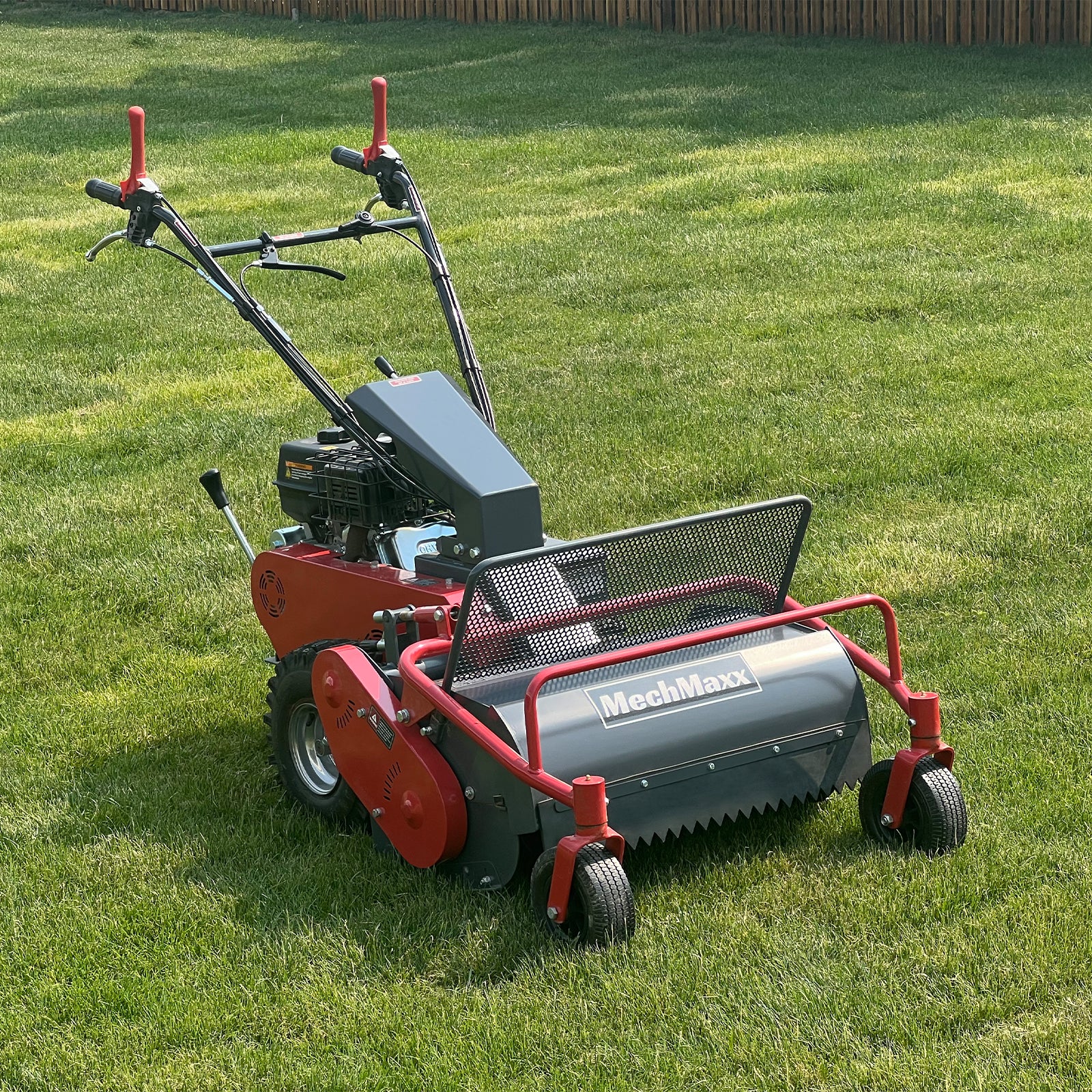 27" Walk Behind Flail Mower,  10HP 302cc,  Self-Propelled,  Wheeled,  Electric Start,  SFM27W - Image 3
