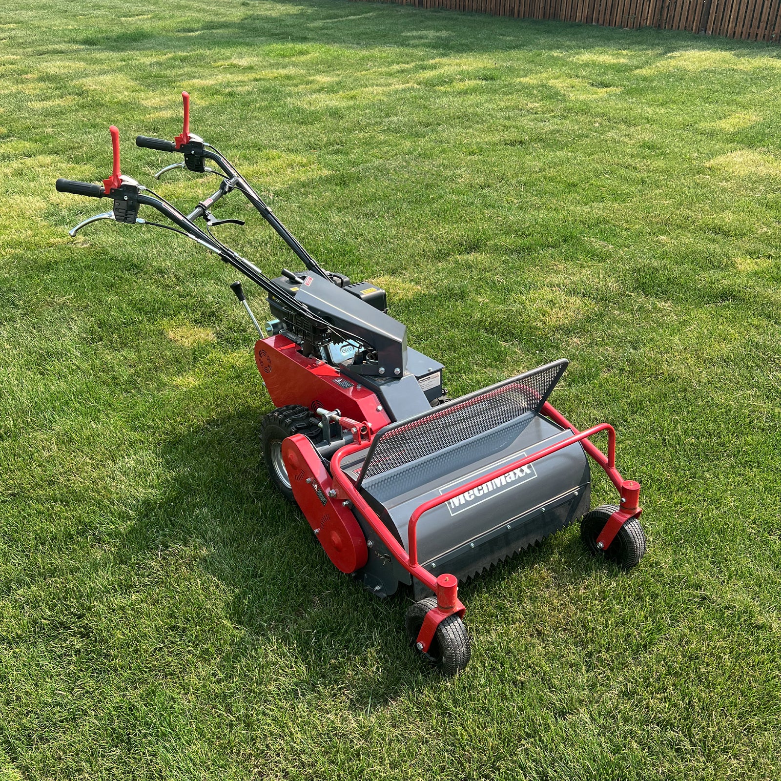27" Walk Behind Flail Mower,  10HP 302cc,  Self-Propelled,  Wheeled,  Electric Start,  SFM27W - Image 4